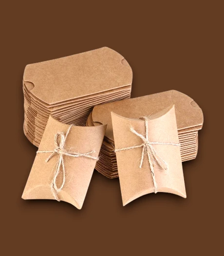 kraft Pillow Boxes