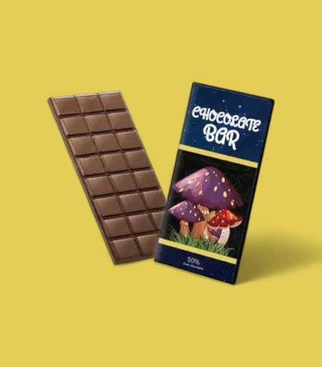 Mushroom Chocolate Bar Packaging