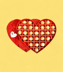 Valentines Chocolate Heart Boxes