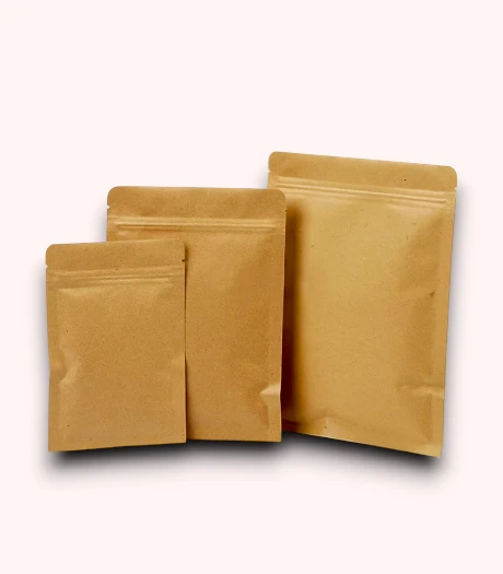 Zip Lock Paper Bags