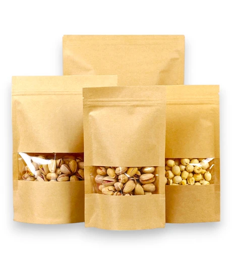 Ziplock Paper Bags with Window
