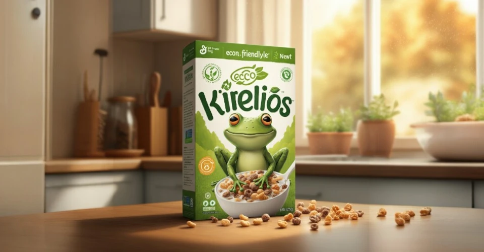 Cereal With Frog On Box