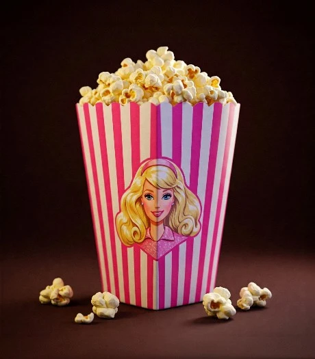 Barbie Popcorn Bucket