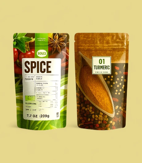 Custom Printed Spices Packaging