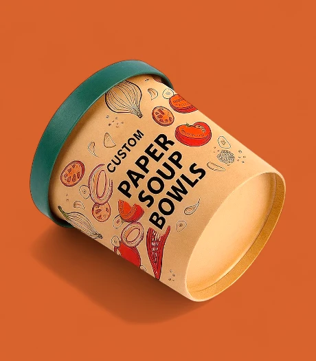 Custom Paper Soup Bowls