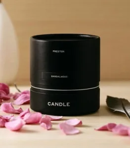 Black Paper Candle Tubes