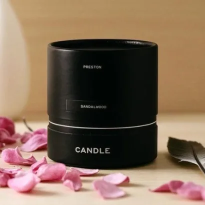 Luxury-black-paper-candle-tubes-manufacturer-usa