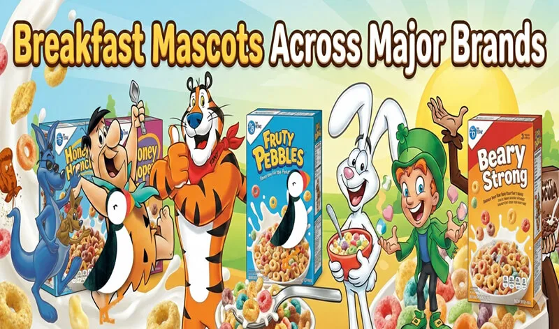 majar brands cereal mascots
